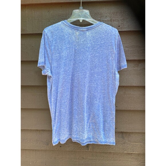 U.S.Vintage blue v-neck t-shirt lightweight and soft size XL - Picture 2 of 6